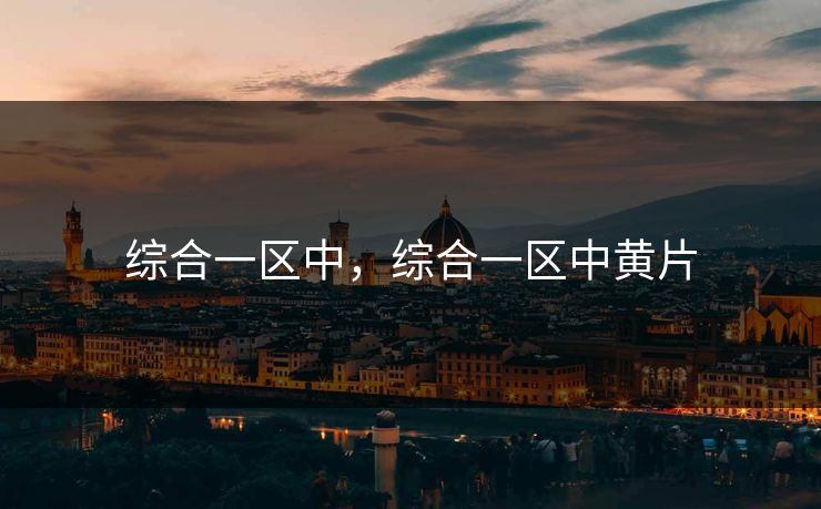 综合一区中，综合一区中黄片